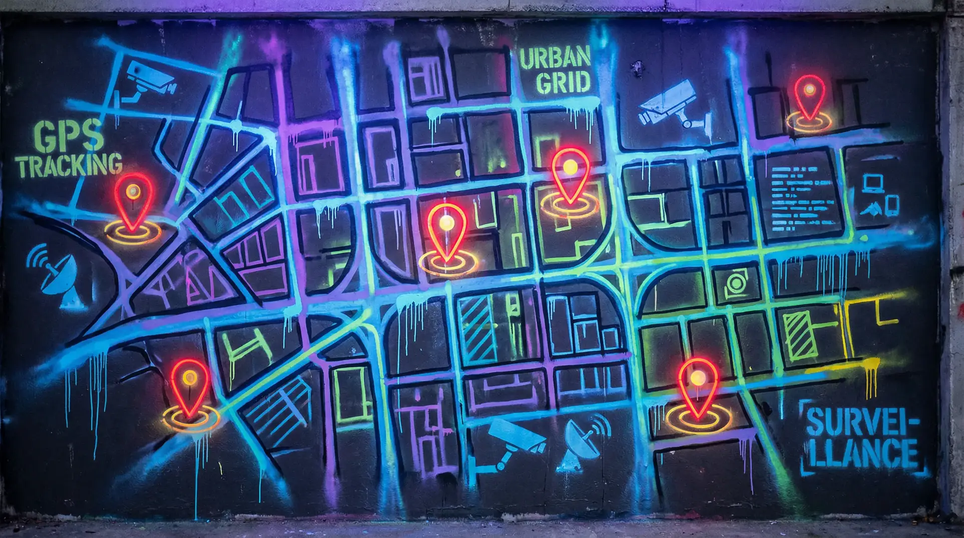 网站你懂我意思正能量www观看 狗仔追踪地图 - 城市涂鸦风格